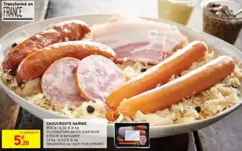 Intermarché Choucroute garnie offre