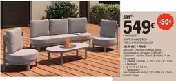 E.Leclerc Brico SALON BAS 4 PIÈCES offre