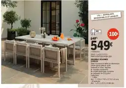 E.Leclerc Brico ENSEMBLE DÉJEUNER 9 PIÈCES offre