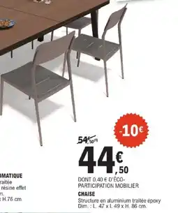 E.Leclerc Brico CHAISE offre