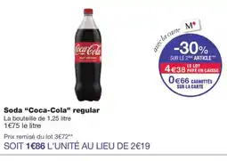 Monoprix COCA-COLA Soda regular offre