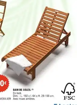 E.Leclerc Brico BAIN DE SOLEIL offre