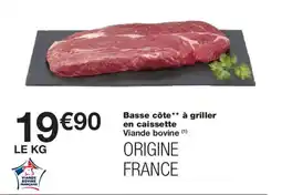 Monoprix Basse côte à griller en caissette offre