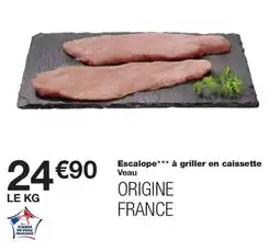 Monoprix Escalope à griller en caissette offre
