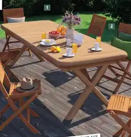 E.Leclerc Brico TABLE RECTANGULAIRE BEAUX JOURS offre