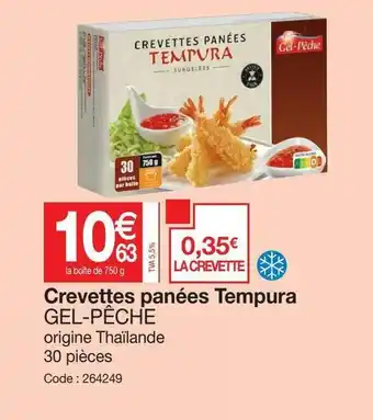 Promocash Crevettes panées tempura offre