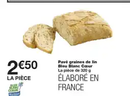 Monoprix Pavé graines de lin Bleu Blanc Cœur offre
