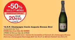 Monoprix A.O.P. Champagne Cuvée Augusta Devaux Brut offre