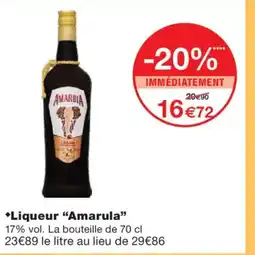 Monoprix AMARULA Liqueur offre