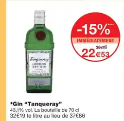 Monoprix TANQUERAY Gin offre