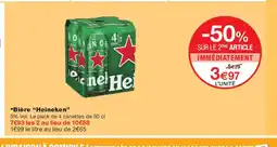 Monoprix HEINEKEN Bière offre