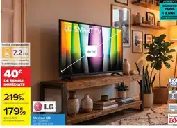 Carrefour Téléviseur LED LG offre