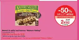 Monoprix NATURE VALLEY Sweet & salty nut barres offre