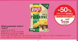 Monoprix LAY'S Chips paysanne nature offre