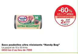 Monoprix HANDY BAG Sacs poubelles ultra résistants offre