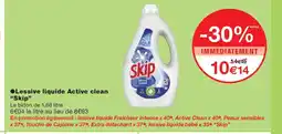 Monoprix SKIP Lessive liquide Active clean offre
