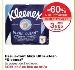 Monoprix KLEENEX Essuie-tout Maxi Ultra-clean offre