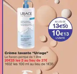Monoprix URIAGE Crème lavante offre
