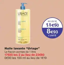 Monoprix URIAGE Huile lavante offre