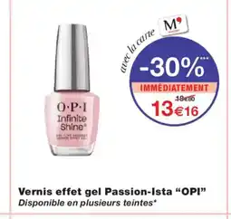 Monoprix OPI Vernis effet gel Passion-Ista offre