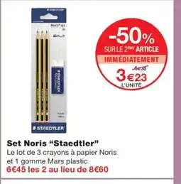 Monoprix STAEDTLER Set Noris offre
