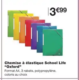Monoprix OXFORD Chemise à élastique School Life offre