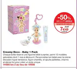 Monoprix Creamy Deco - Baby 1 Pack offre