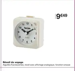 Monoprix Réveil de voyage offre