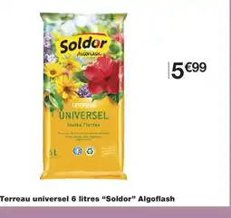 Monoprix SOLDOR ALGOFLASH Terreau universel offre