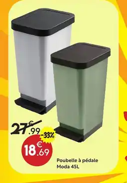 Maxi Bazar Poubelle à pédale Moda offre