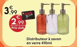 Maxi Bazar Distributeur à savon en verre offre