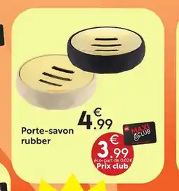 Maxi Bazar Porte-savon rubber offre