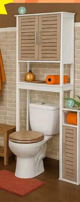 Meuble dessus WC 1 étagère