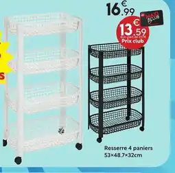 Maxi Bazar Resserre 4 paniers offre