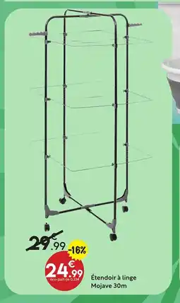 Maxi Bazar Étendoir à linge Mojave 30m offre