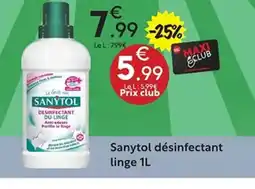 Maxi Bazar SANYTOL désinfectant offre