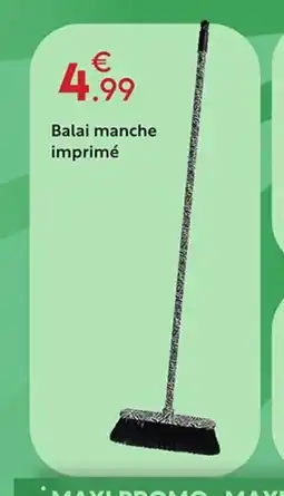Maxi Bazar Balai manche imprimé offre