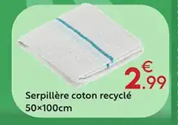 Maxi Bazar Serpillère coton recyclé offre