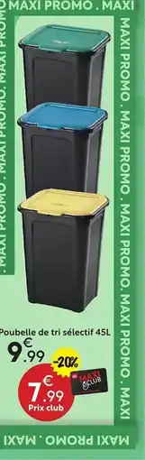 Maxi Bazar Poubelle de tri sélectif offre