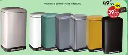 Maxi Bazar Poubelle à pédale Ariane métal offre