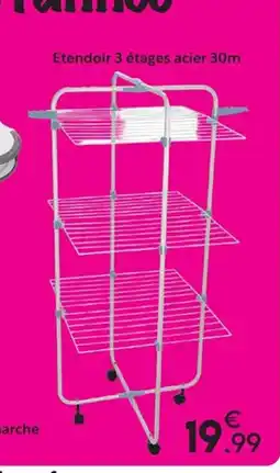 Maxi Bazar Etendoir 3 étages acier 30m offre