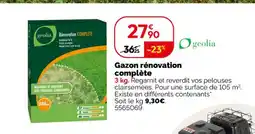 Weldom GEOLIA Gazon rénovation complète offre