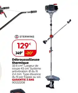 Weldom STERWINS Débroussailleuse thermique offre