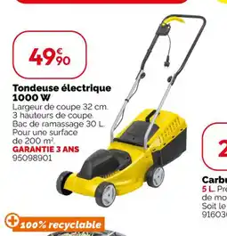 Weldom Tondeuse électrique 1000 W offre
