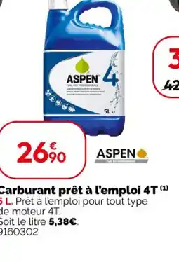 Weldom ASPEN Carburant prêt à l'emploi 4T offre