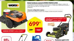 Weldom WORX VISION CLOUD Robot tondeuse connecté offre