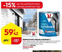 Weldom Peinture bois climats extrêmes offre