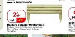 Weldom Bordure à planter Minitraverse offre