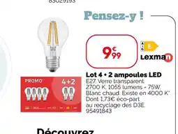 Weldom Lot 4+2 ampoules LED offre