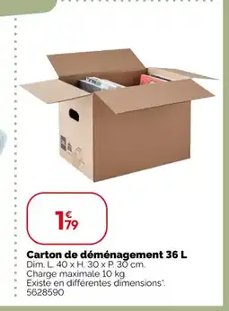 Weldom Carton de déménagement offre